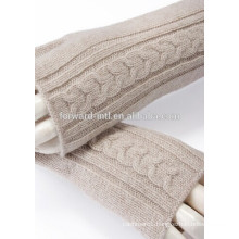 Christmas gift ,cashmere cable knitted arm sleeve